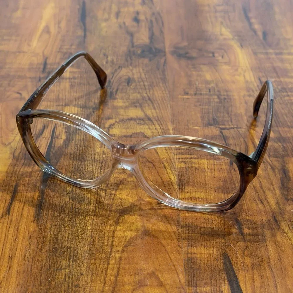 Rare Vintage Yves de Saint Claude 54-18 Brown Atlas Monaco Eyeglass Frames Only